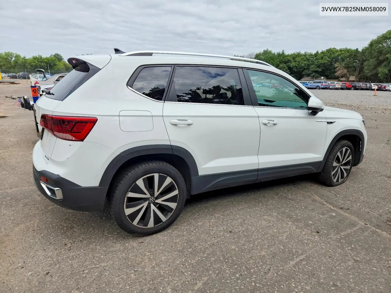 2022 Volkswagen Taos Se VIN: 3VVWX7B25NM058009 Lot: 62007816