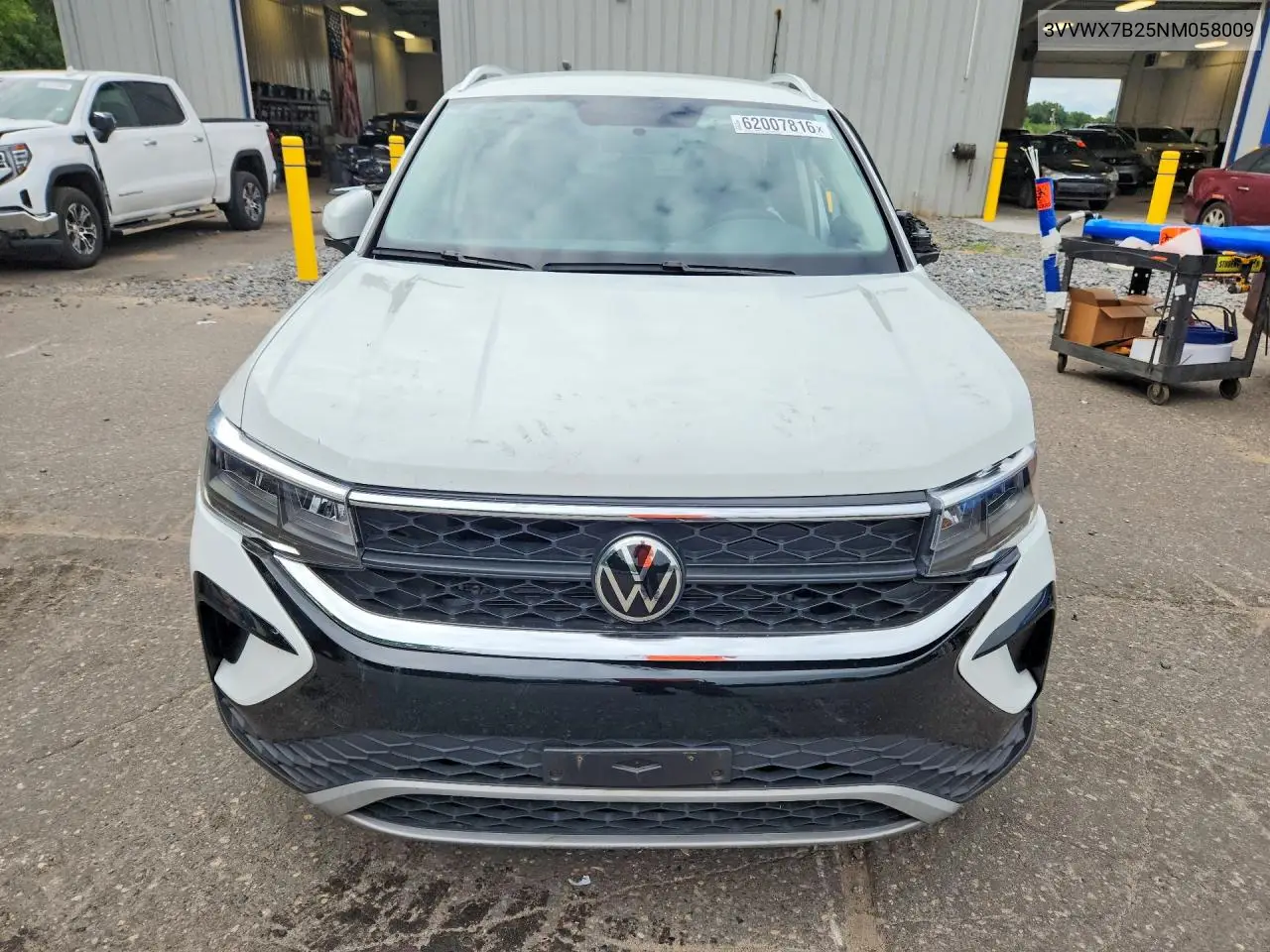 2022 Volkswagen Taos Se VIN: 3VVWX7B25NM058009 Lot: 62007816