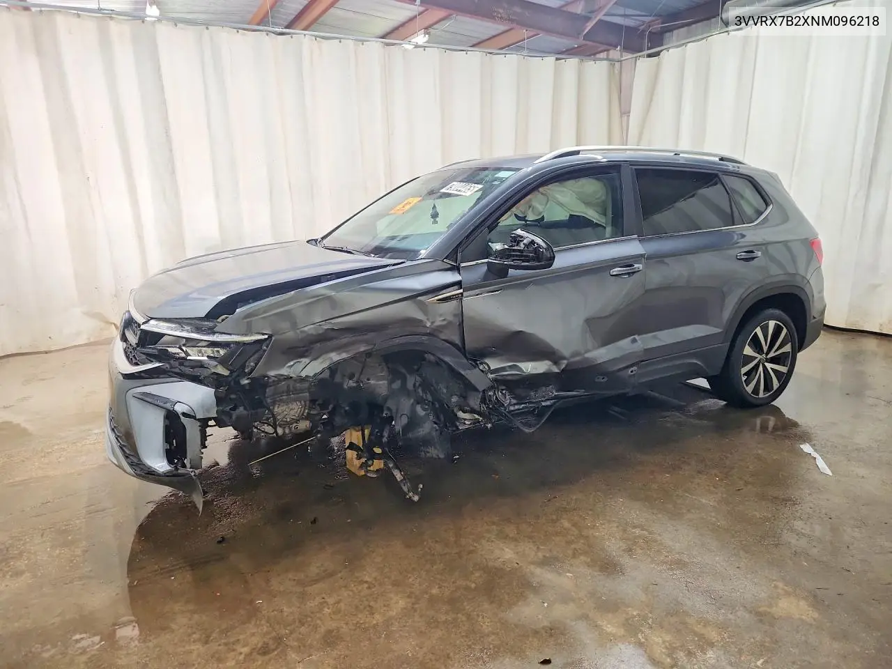 2022 Volkswagen Taos Se VIN: 3VVRX7B2XNM096218 Lot: 79004465