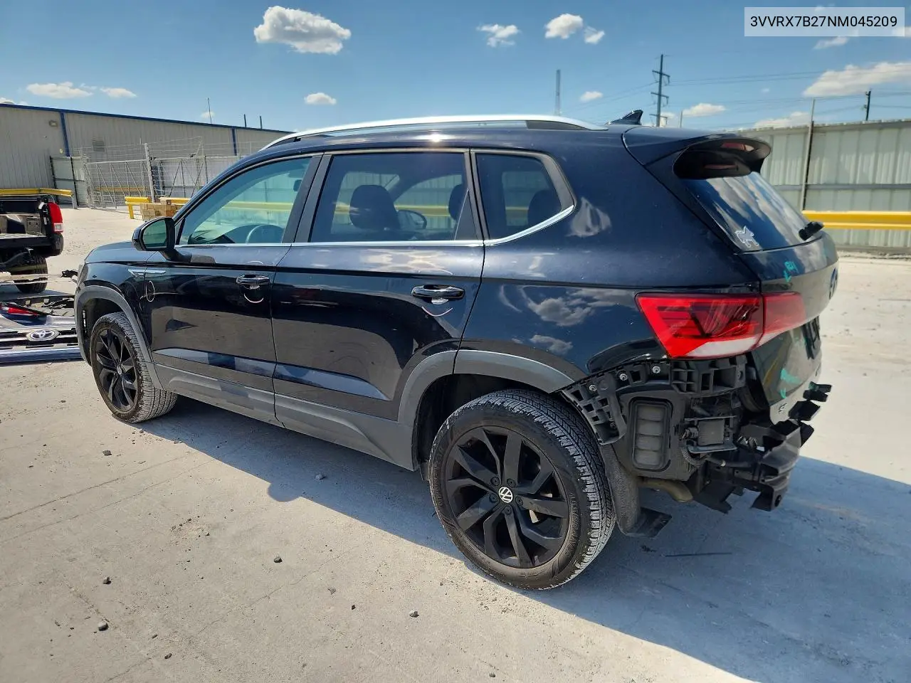 2022 Volkswagen Taos Se VIN: 3VVRX7B27NM045209 Lot: 85635565
