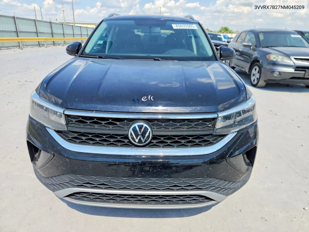 2022 Volkswagen Taos Se VIN: 3VVRX7B27NM045209 Lot: 85635565