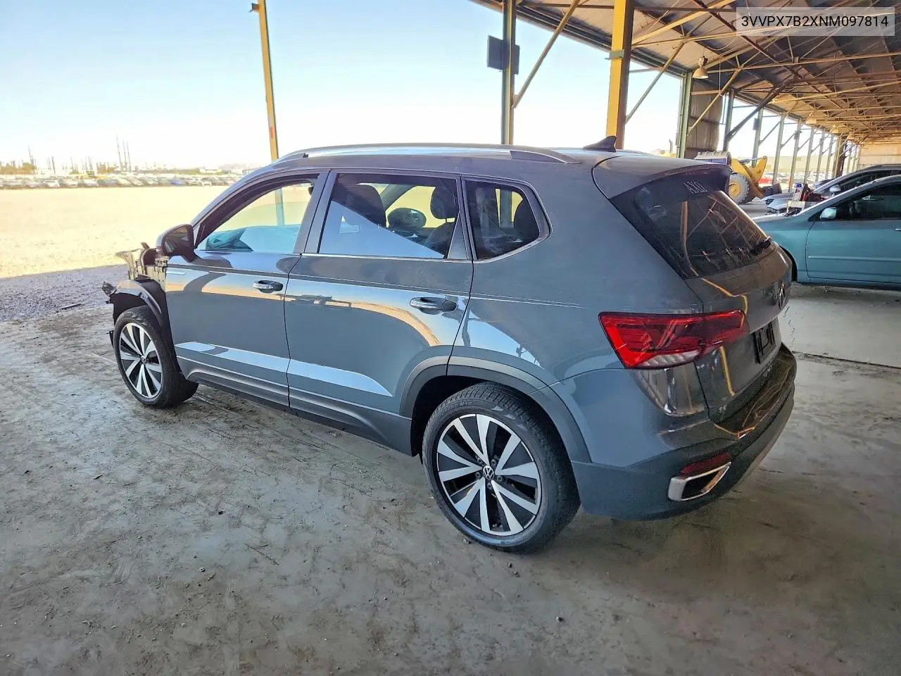 2022 Volkswagen Taos Se Iq Drive VIN: 3VVPX7B2XNM097814 Lot: 85987245