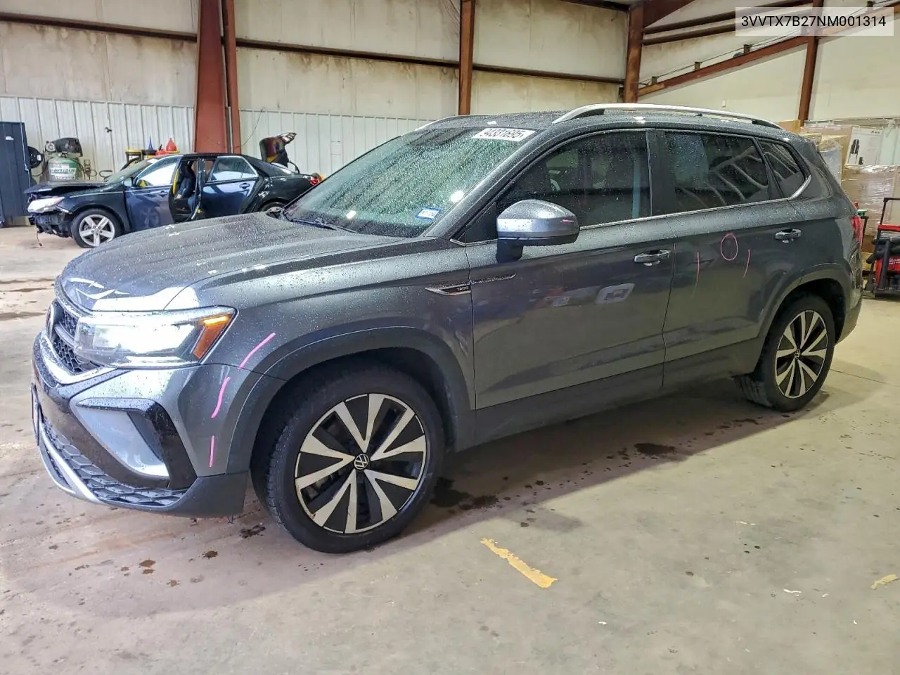 3VVTX7B27NM001314 2022 Volkswagen Taos Se