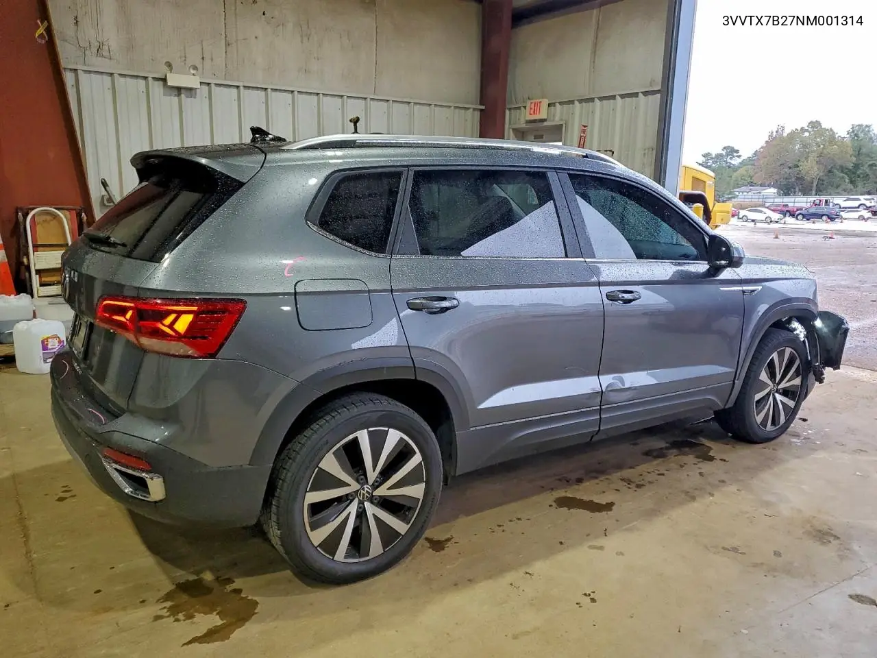 3VVTX7B27NM001314 2022 Volkswagen Taos Se