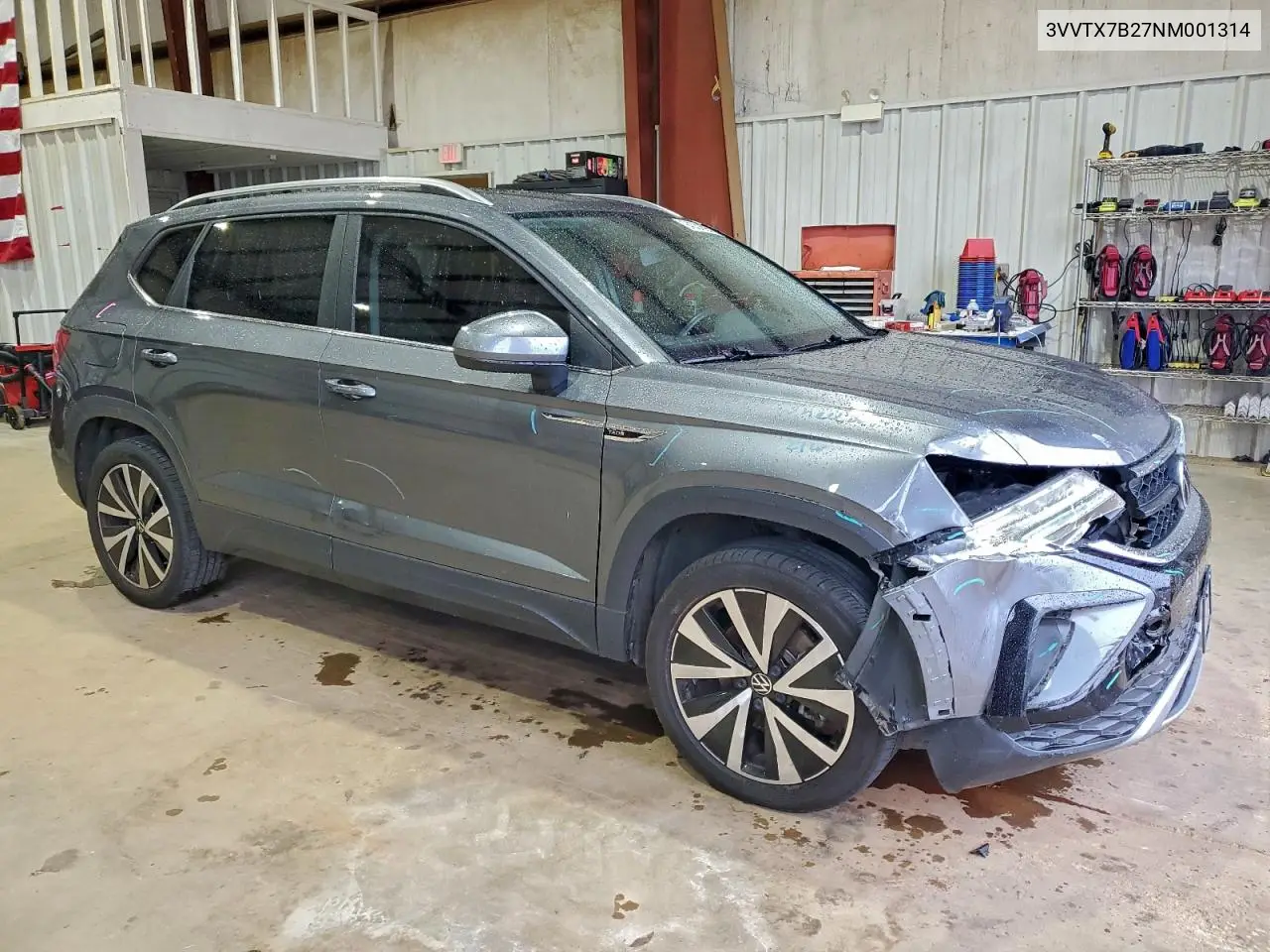 3VVTX7B27NM001314 2022 Volkswagen Taos Se