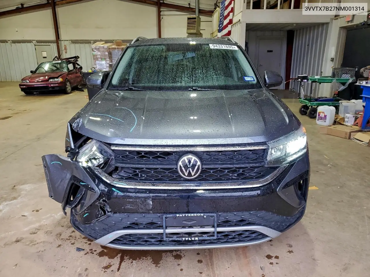 3VVTX7B27NM001314 2022 Volkswagen Taos Se