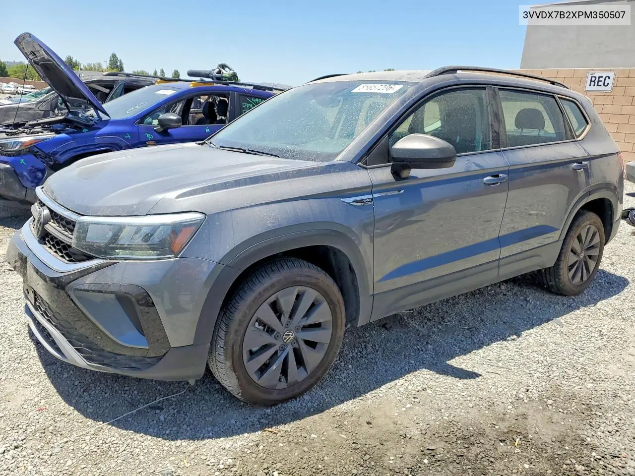 2023 Volkswagen Taos S VIN: 3VVDX7B2XPM350507 Lot: 55657206