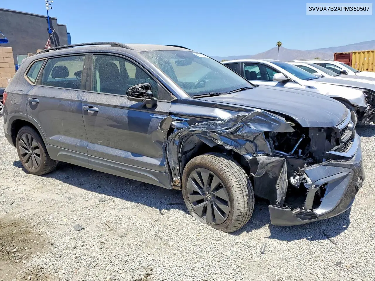 2023 Volkswagen Taos S VIN: 3VVDX7B2XPM350507 Lot: 55657206