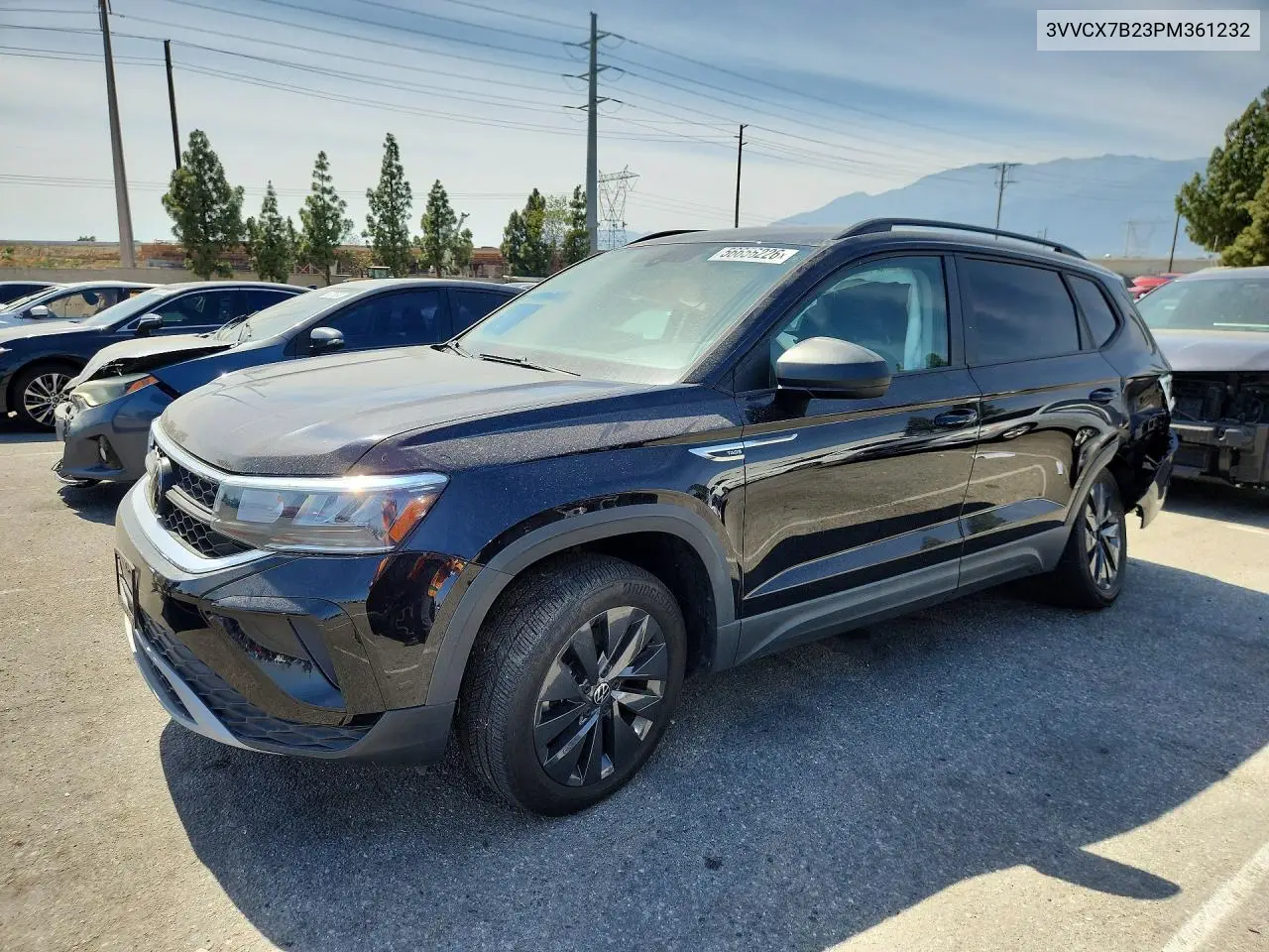 2023 Volkswagen Taos S VIN: 3VVCX7B23PM361232 Lot: 56656226