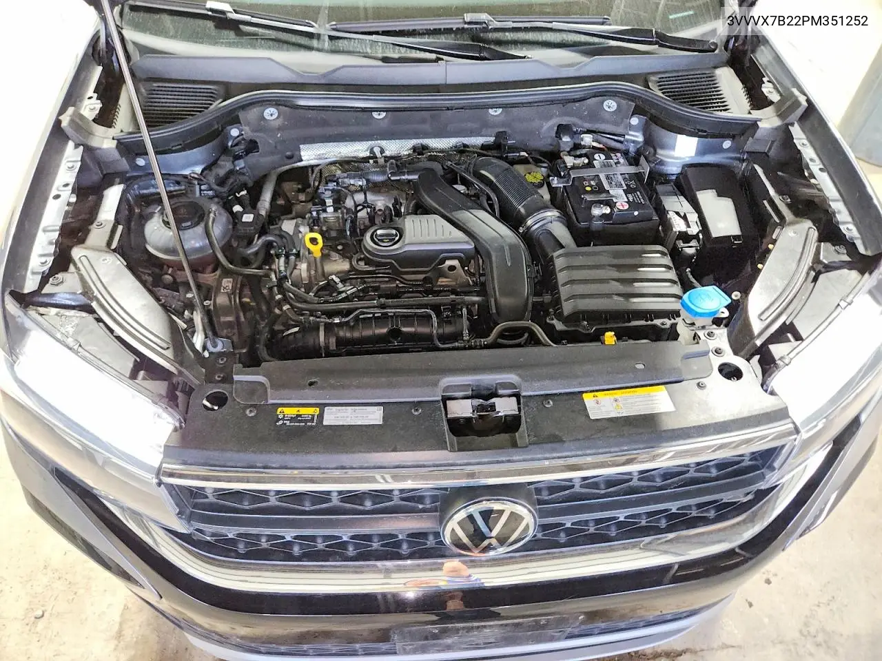 2023 Volkswagen Taos Se VIN: 3VVVX7B22PM351252 Lot: 57590516