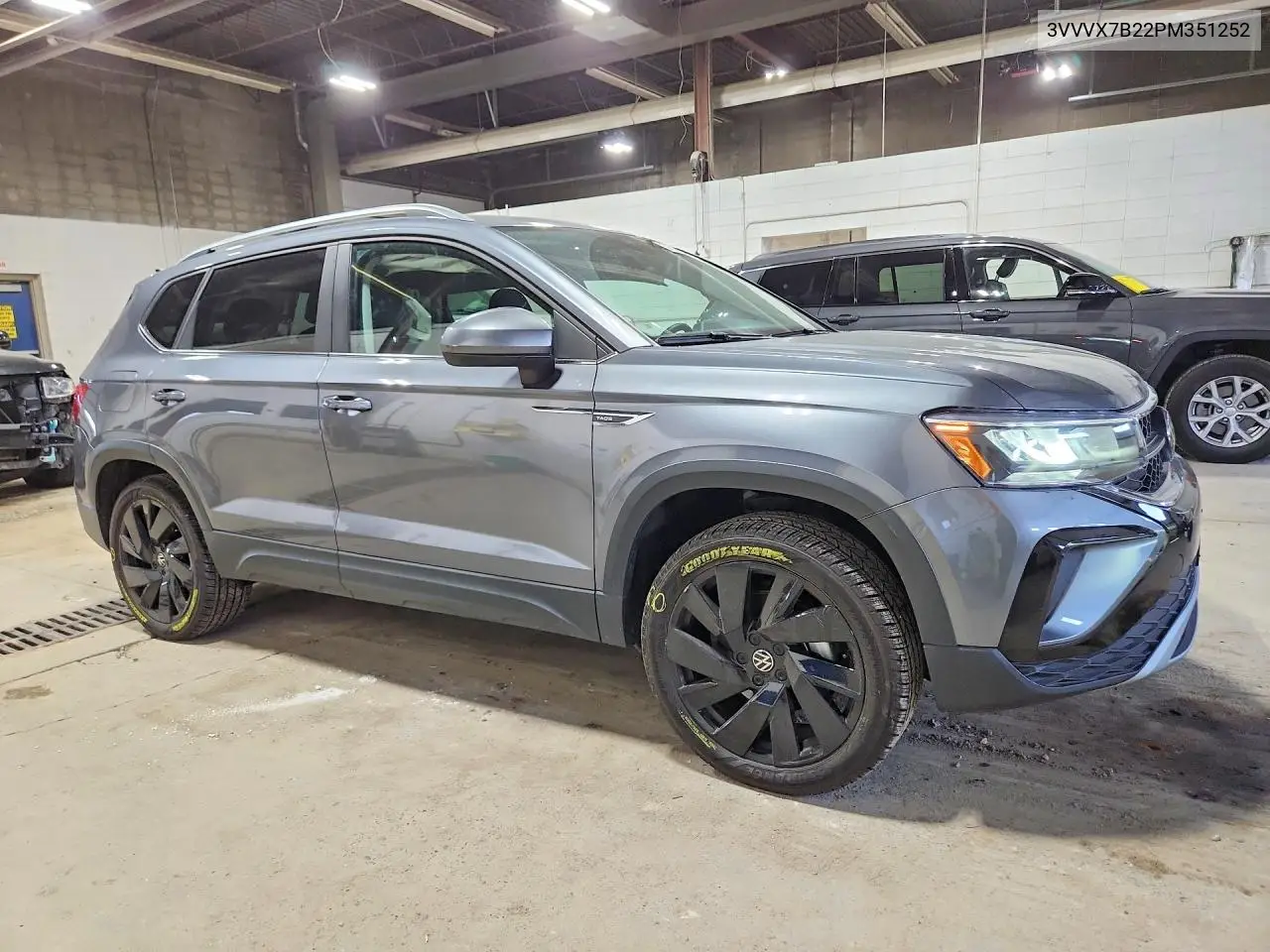 2023 Volkswagen Taos Se VIN: 3VVVX7B22PM351252 Lot: 57590516