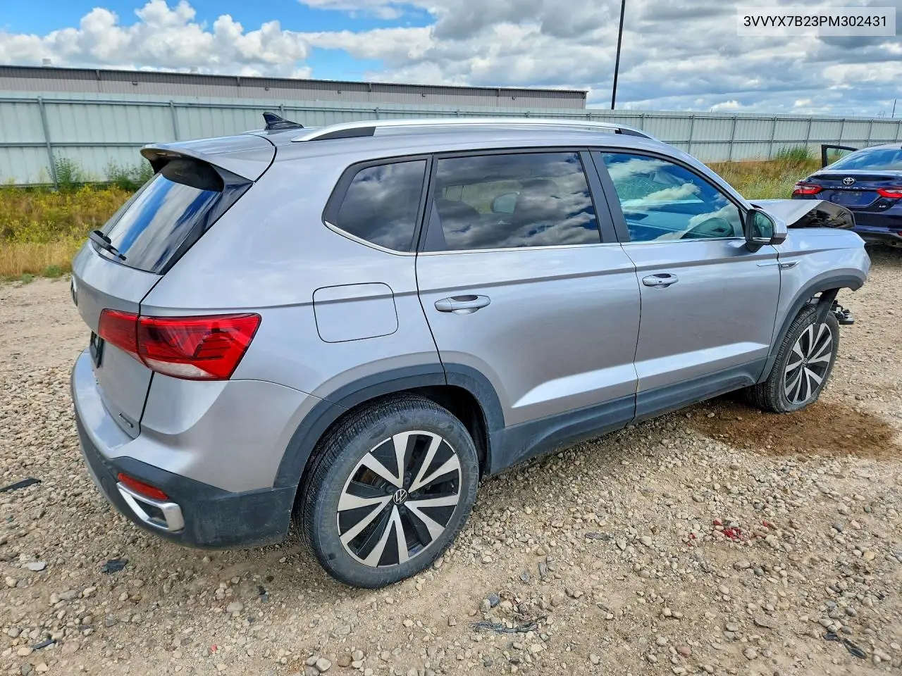 2023 Volkswagen Taos Se VIN: 3VVYX7B23PM302431 Lot: 58105986