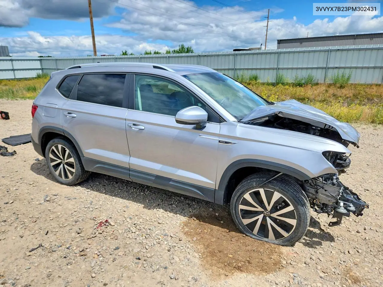 2023 Volkswagen Taos Se VIN: 3VVYX7B23PM302431 Lot: 58105986
