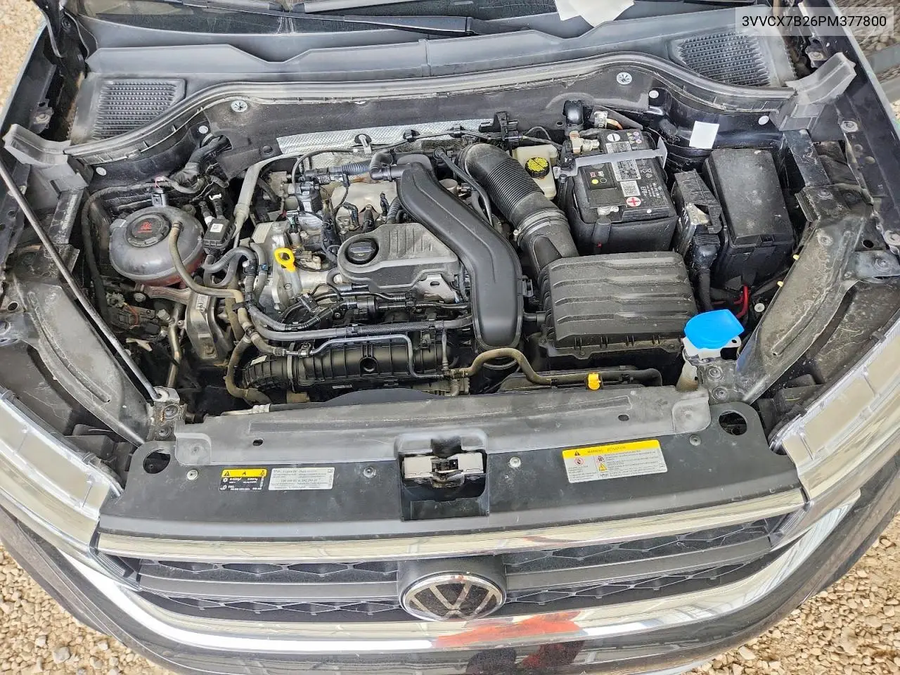 2023 Volkswagen Taos S VIN: 3VVCX7B26PM377800 Lot: 58495686