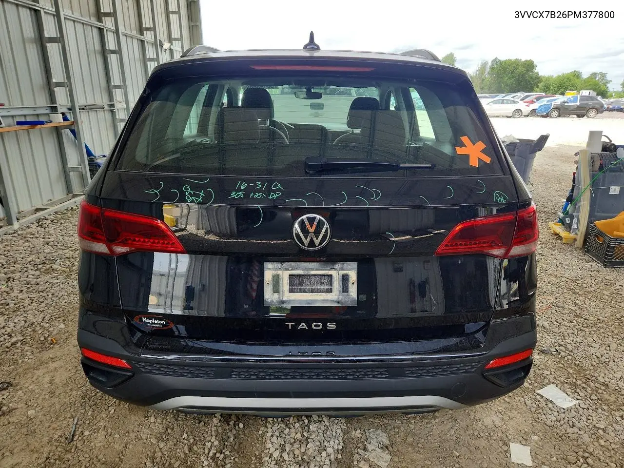 2023 Volkswagen Taos S VIN: 3VVCX7B26PM377800 Lot: 58495686