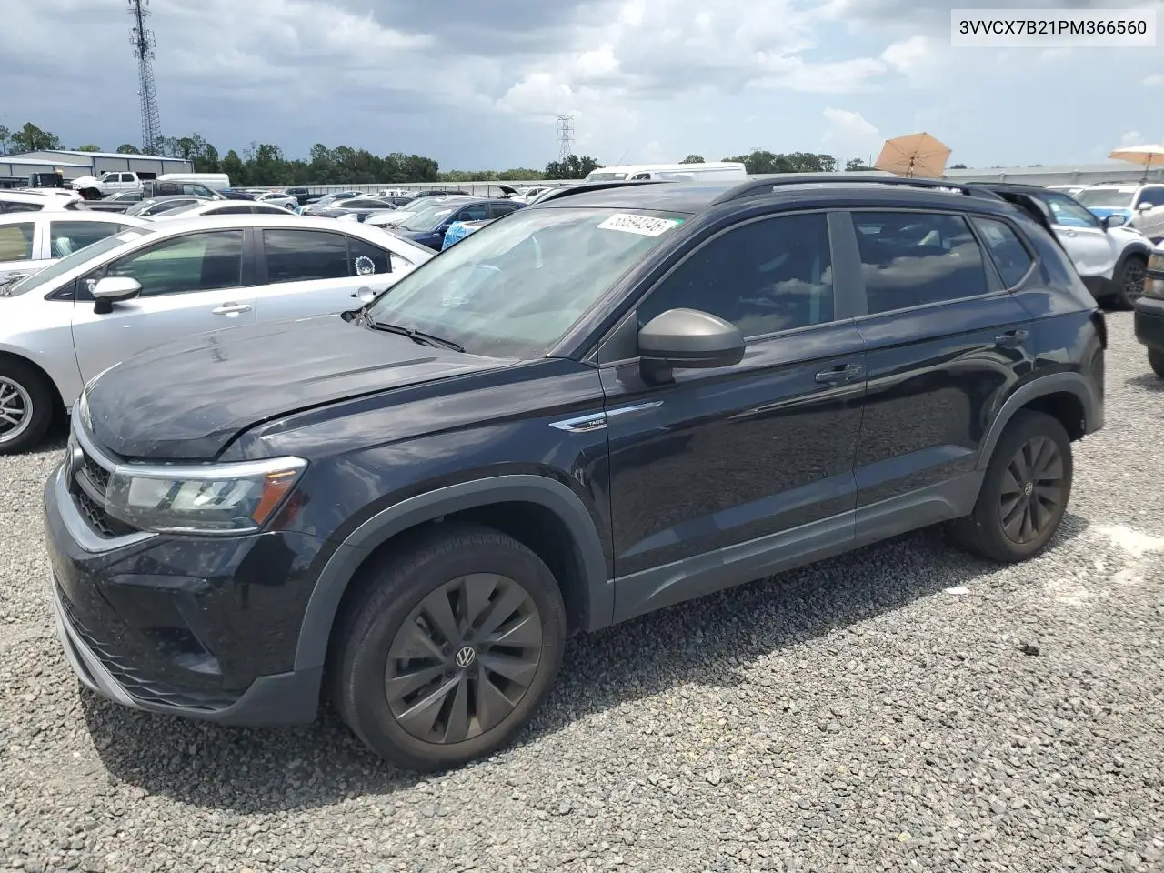 2023 Volkswagen Taos S VIN: 3VVCX7B21PM366560 Lot: 58594346