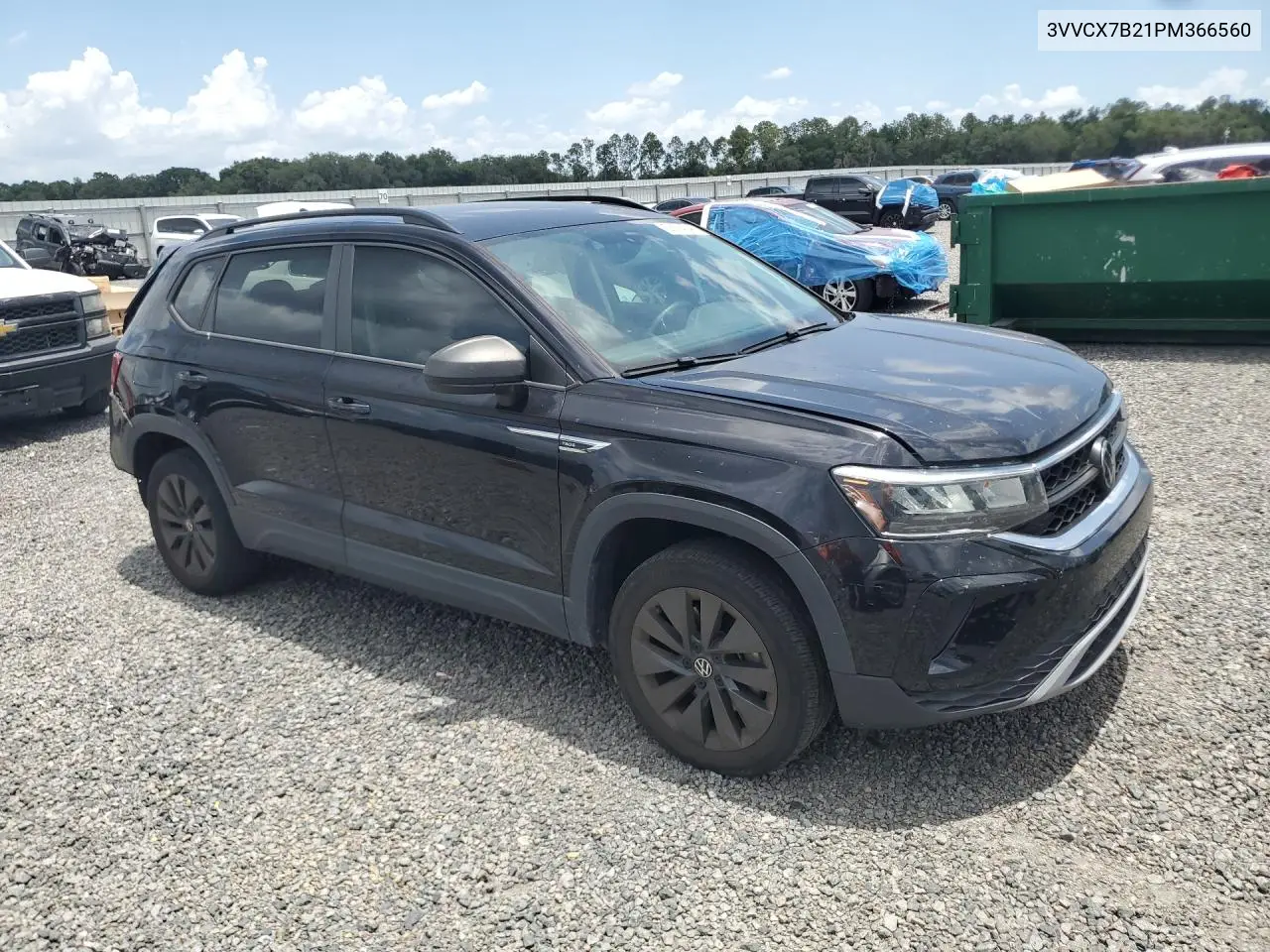 2023 Volkswagen Taos S VIN: 3VVCX7B21PM366560 Lot: 58594346