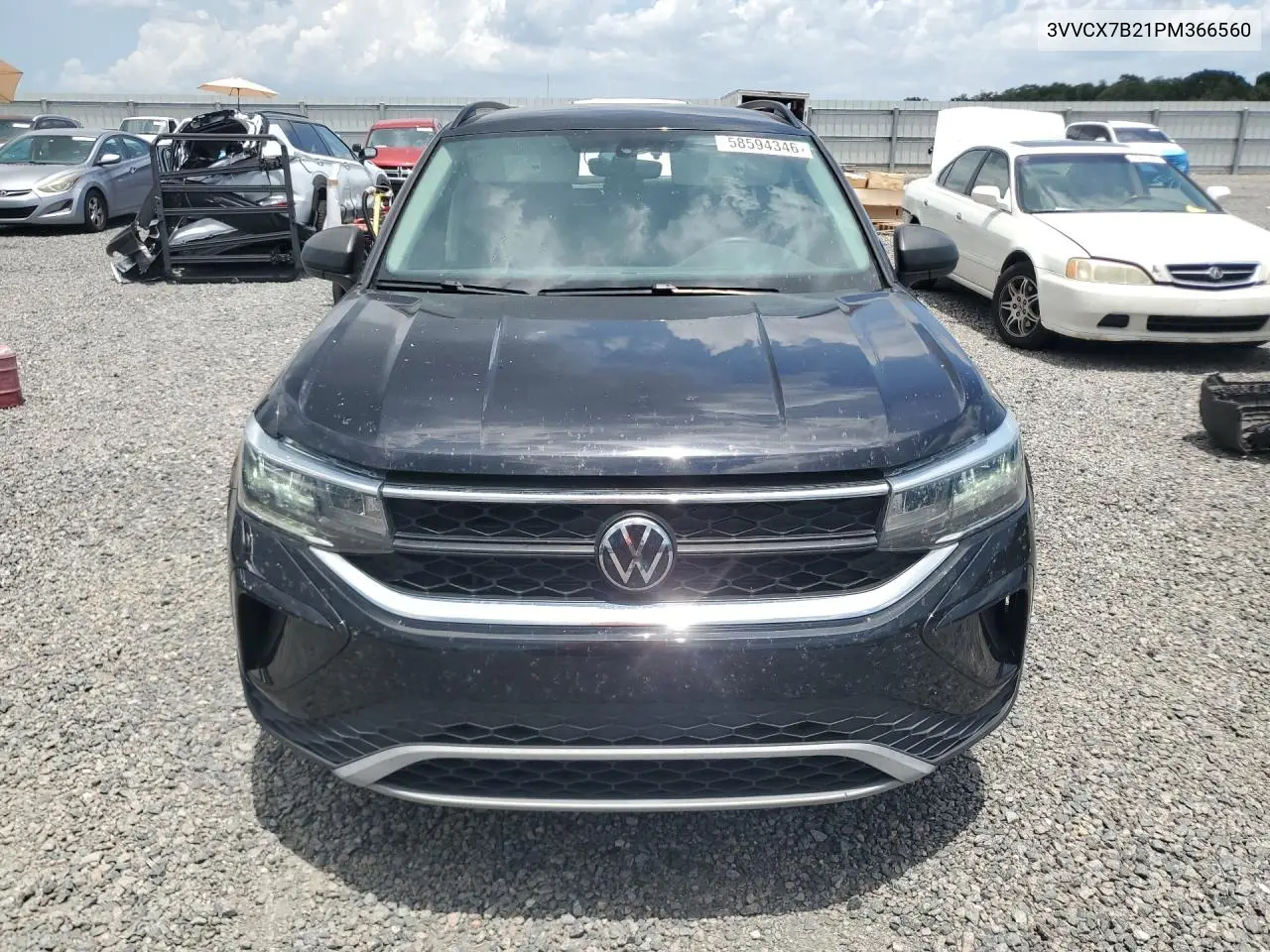 2023 Volkswagen Taos S VIN: 3VVCX7B21PM366560 Lot: 58594346