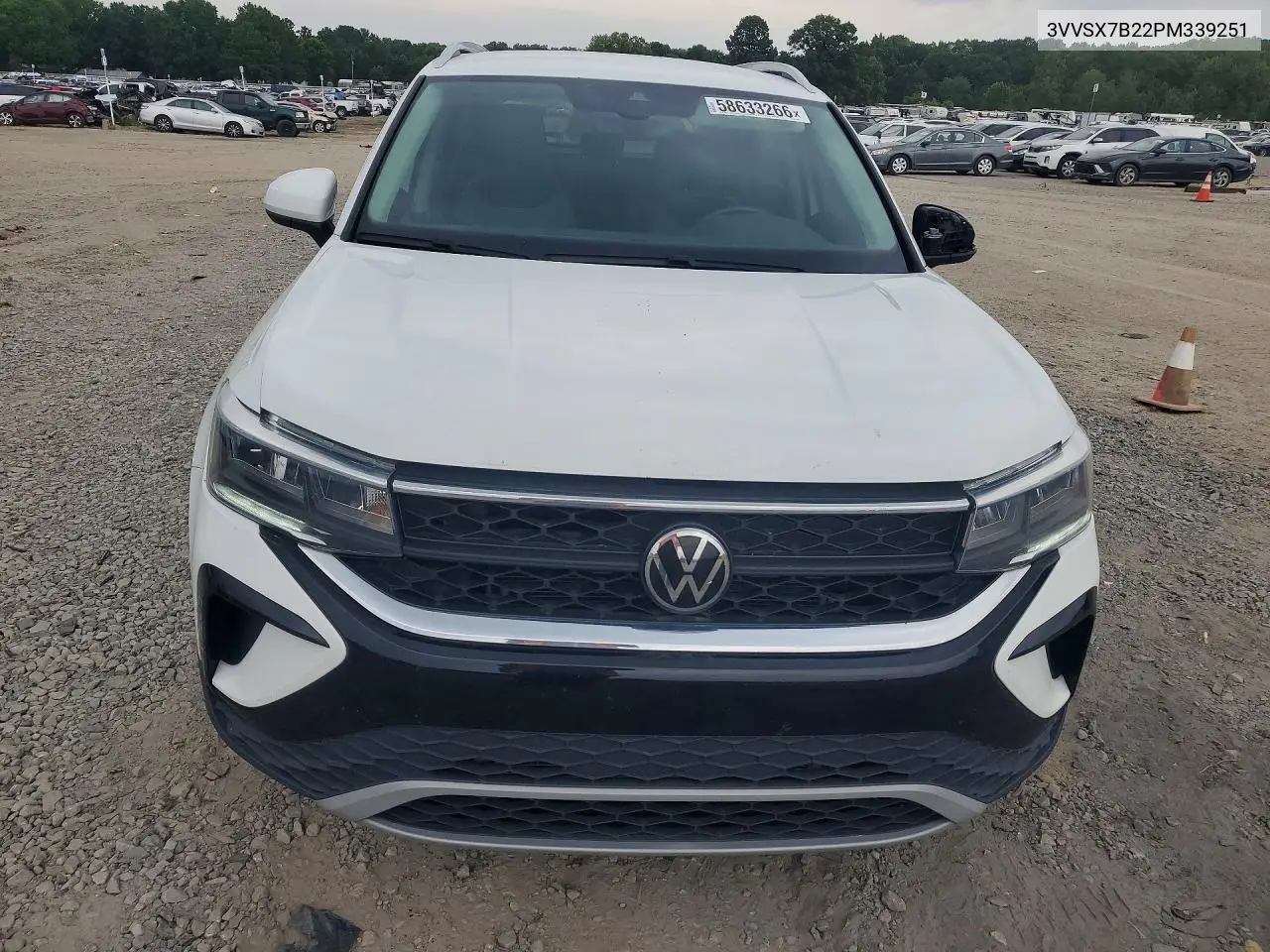 2023 Volkswagen Taos VIN: 3VVSX7B22PM339251 Lot: 58633266