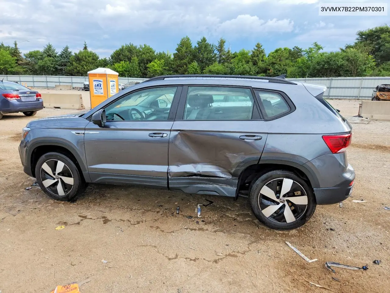 2023 Volkswagen Taos S VIN: 3VVMX7B22PM370301 Lot: 58656246