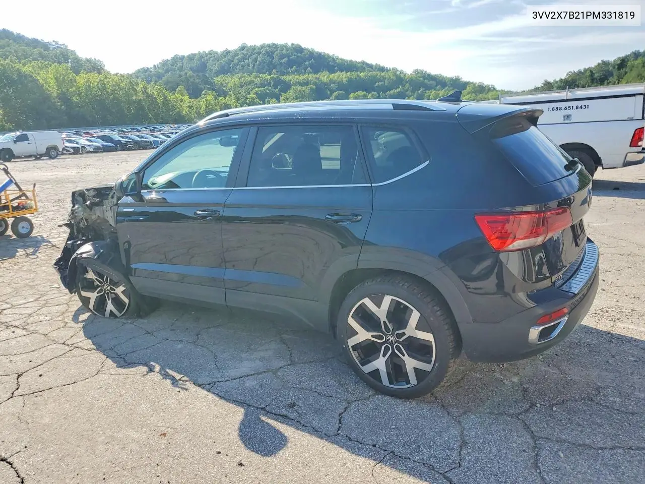 2023 Volkswagen Taos Sel VIN: 3VV2X7B21PM331819 Lot: 58734736