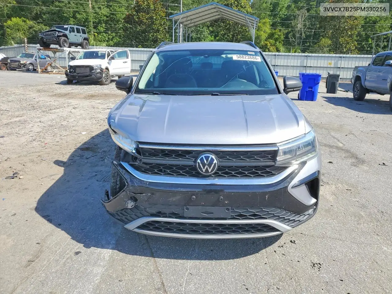 2023 Volkswagen Taos S VIN: 3VVCX7B25PM330256 Lot: 58823886
