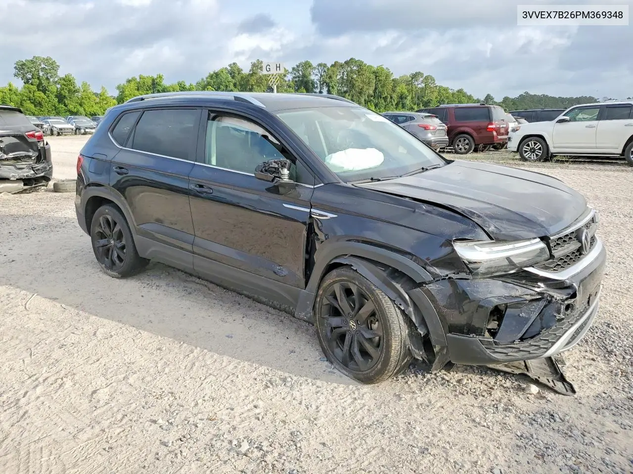 2023 Volkswagen Taos Se VIN: 3VVEX7B26PM369348 Lot: 58951666