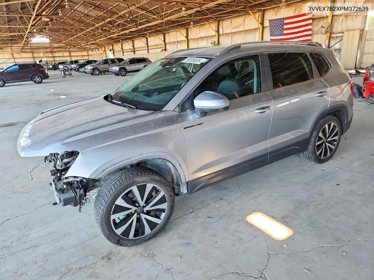 2023 Volkswagen Taos Se VIN: 3VVEX7B2XPM372639 Lot: 59009836