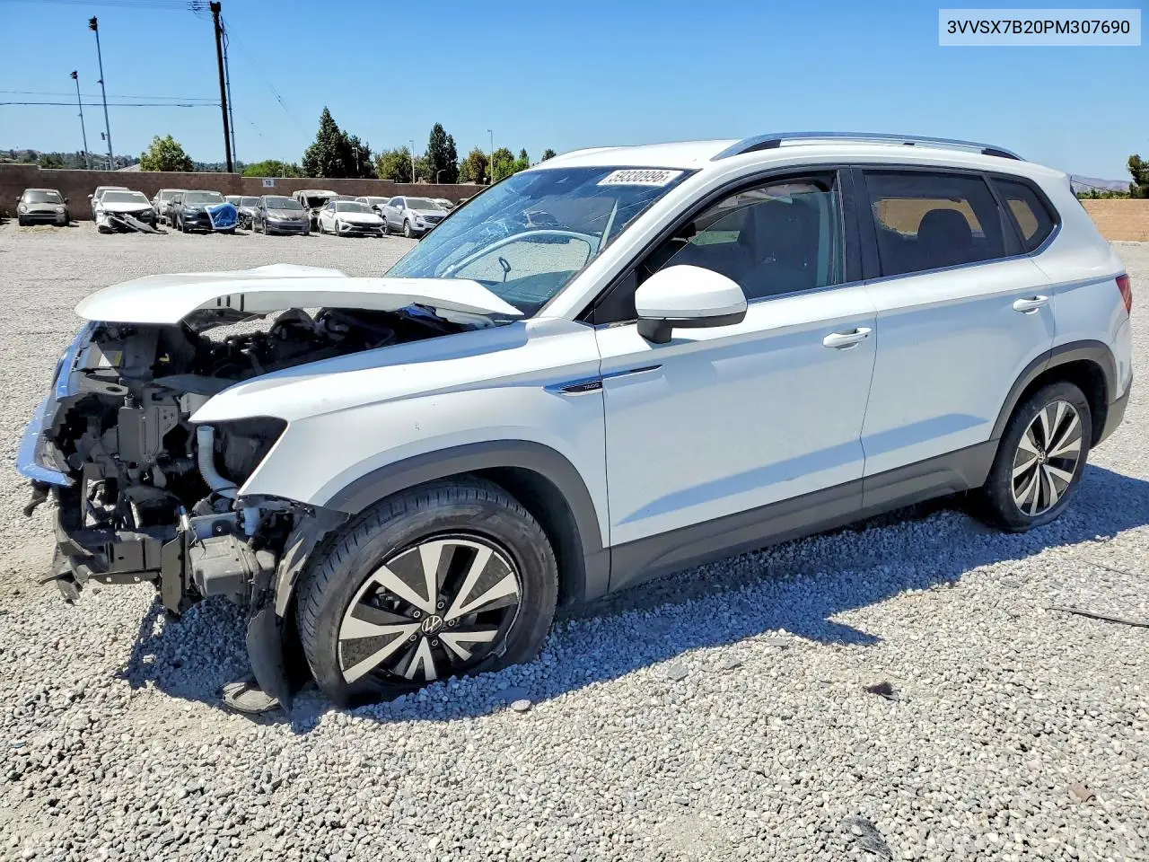 2023 Volkswagen Taos Se VIN: 3VVSX7B20PM307690 Lot: 59330996