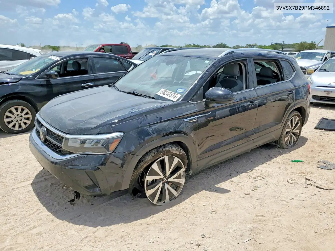 2023 Volkswagen Taos Se VIN: 3VVSX7B29PM346892 Lot: 60242876