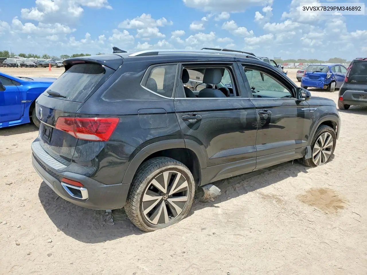 2023 Volkswagen Taos Se VIN: 3VVSX7B29PM346892 Lot: 60242876