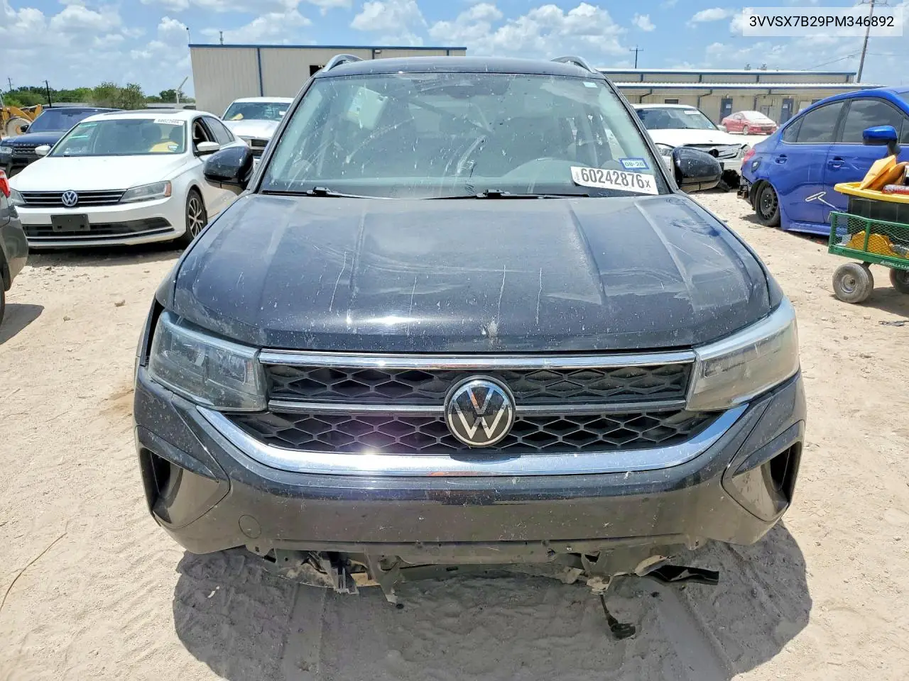 2023 Volkswagen Taos Se VIN: 3VVSX7B29PM346892 Lot: 60242876