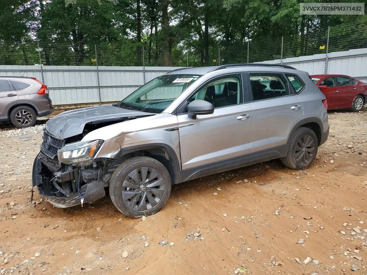 2023 Volkswagen Taos S VIN: 3VVCX7B26PM371432 Lot: 60496886