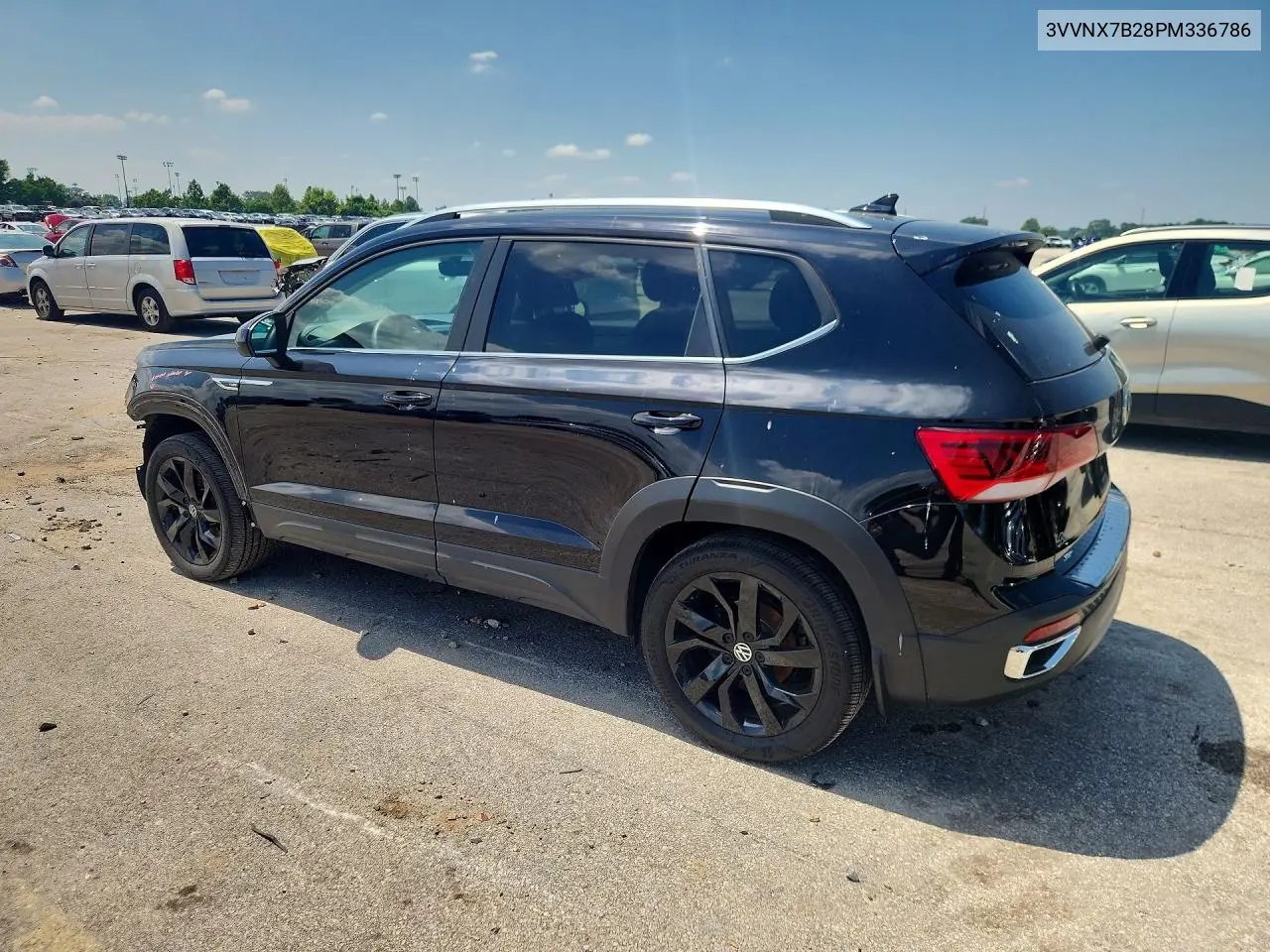 2023 Volkswagen Taos Se VIN: 3VVNX7B28PM336786 Lot: 60642446