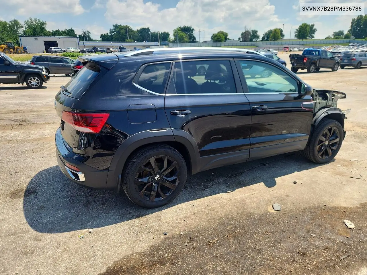 2023 Volkswagen Taos Se VIN: 3VVNX7B28PM336786 Lot: 60642446
