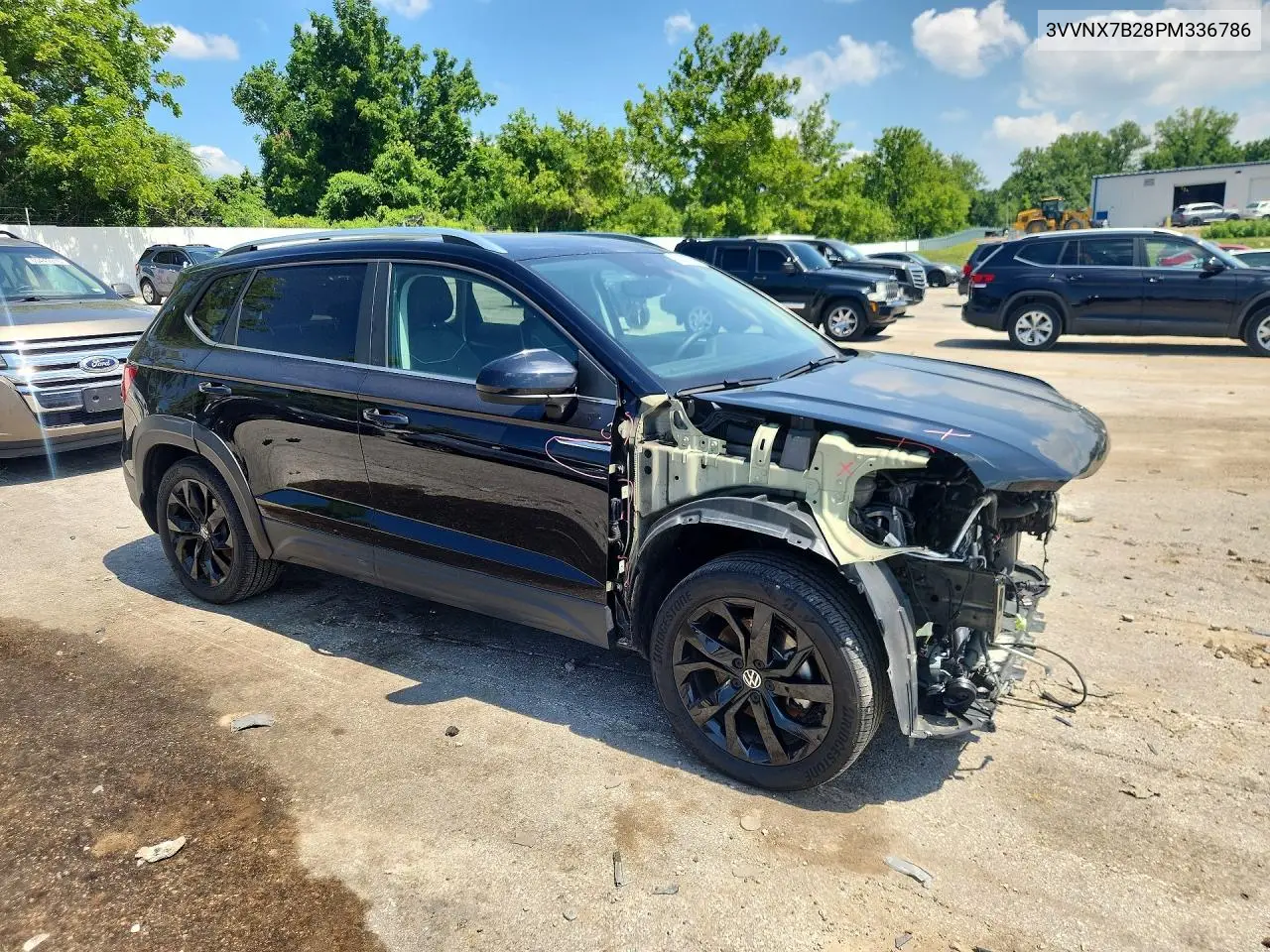2023 Volkswagen Taos Se VIN: 3VVNX7B28PM336786 Lot: 60642446