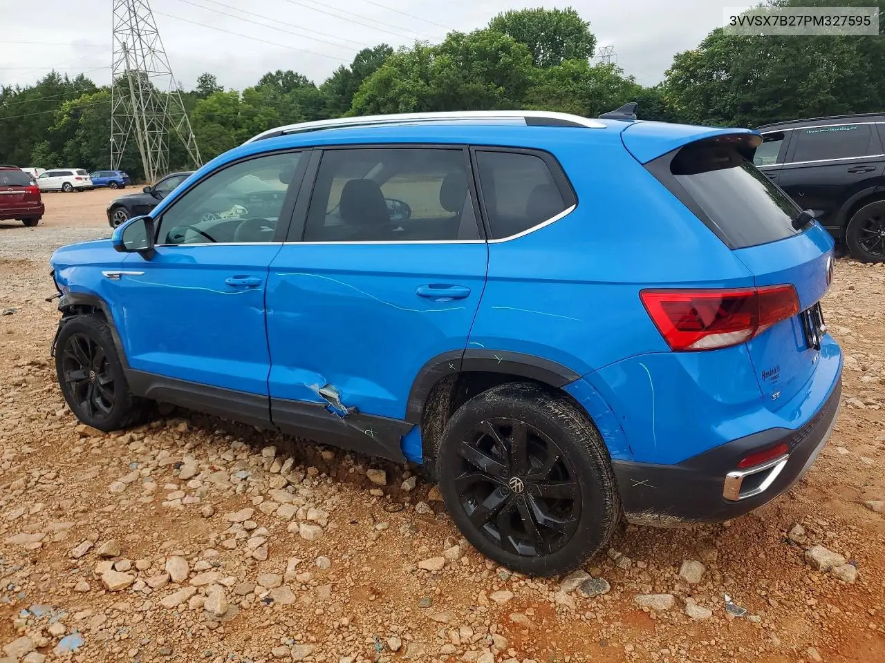 2023 Volkswagen Taos Se VIN: 3VVSX7B27PM327595 Lot: 60750636