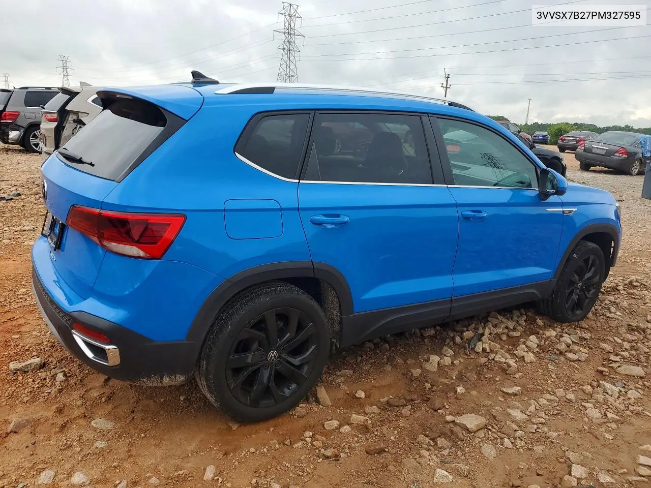 2023 Volkswagen Taos Se VIN: 3VVSX7B27PM327595 Lot: 60750636