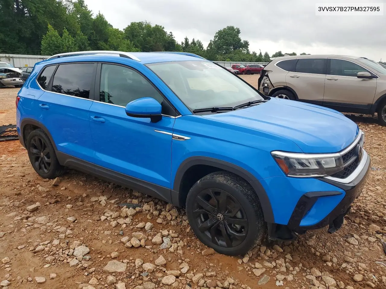 2023 Volkswagen Taos Se VIN: 3VVSX7B27PM327595 Lot: 60750636
