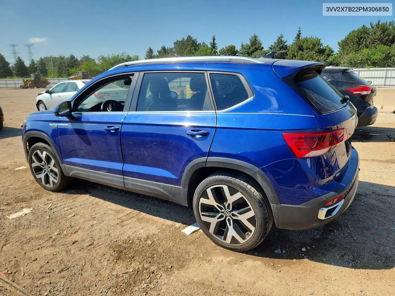 2023 Volkswagen Taos Sel VIN: 3VV2X7B22PM306850 Lot: 60869606