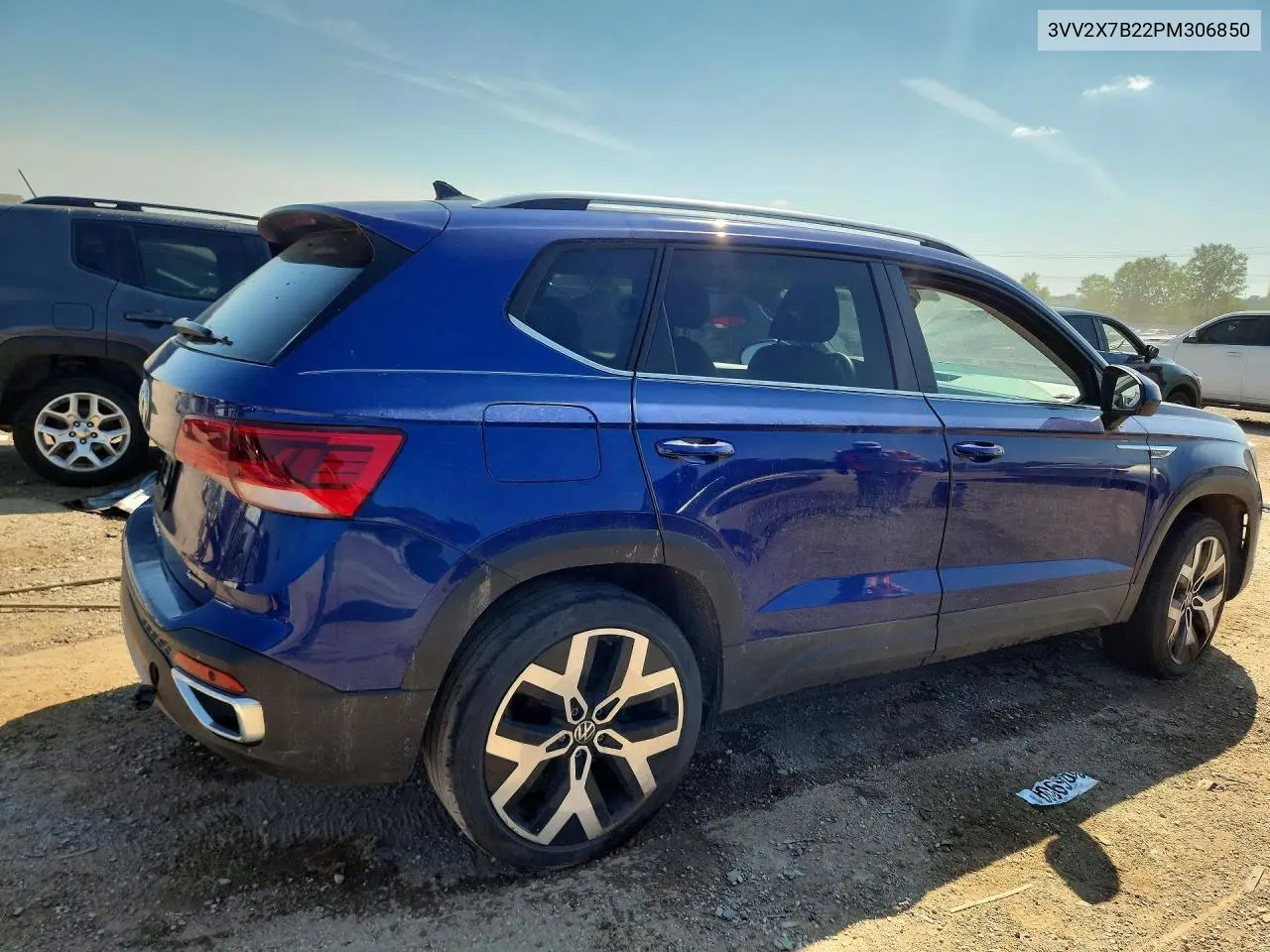 2023 Volkswagen Taos Sel VIN: 3VV2X7B22PM306850 Lot: 60869606