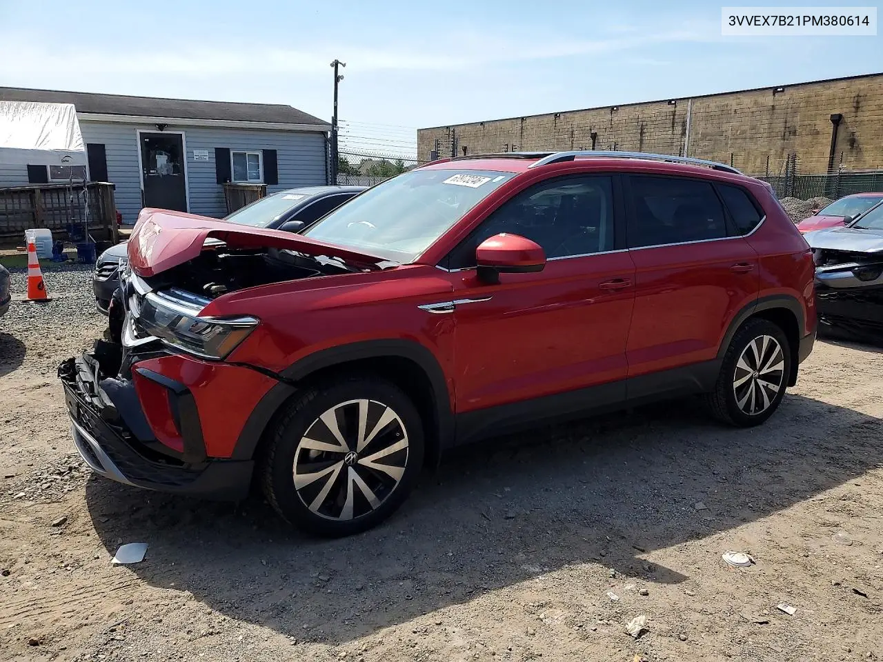 2023 Volkswagen Taos Se VIN: 3VVEX7B21PM380614 Lot: 60973246