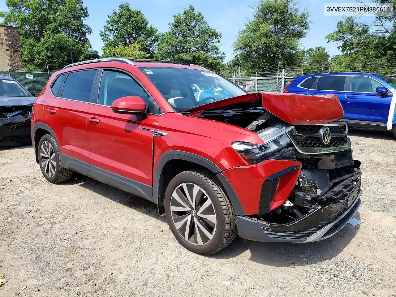 2023 Volkswagen Taos Se VIN: 3VVEX7B21PM380614 Lot: 60973246