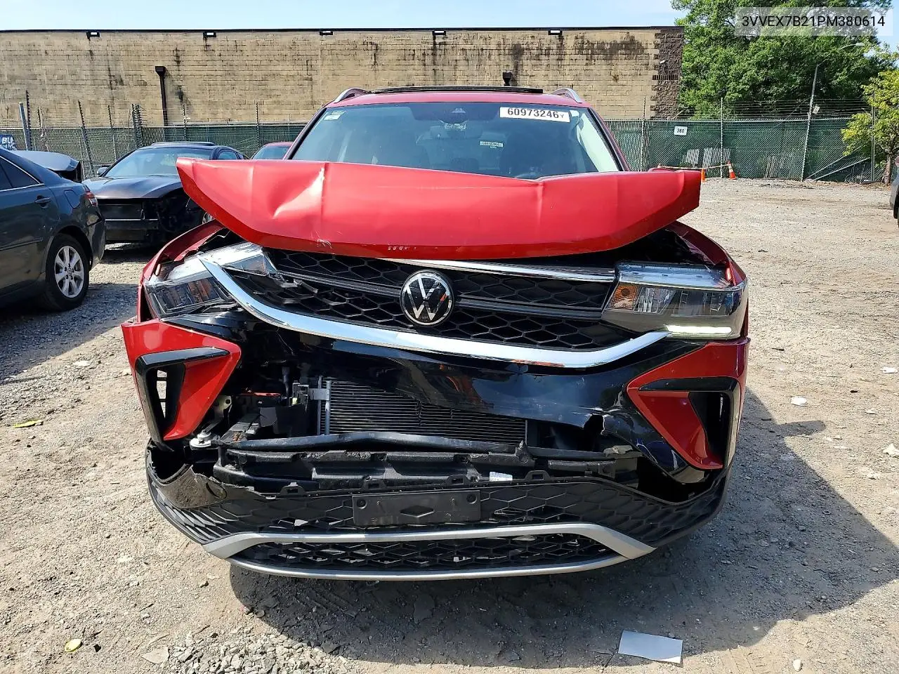 2023 Volkswagen Taos Se VIN: 3VVEX7B21PM380614 Lot: 60973246