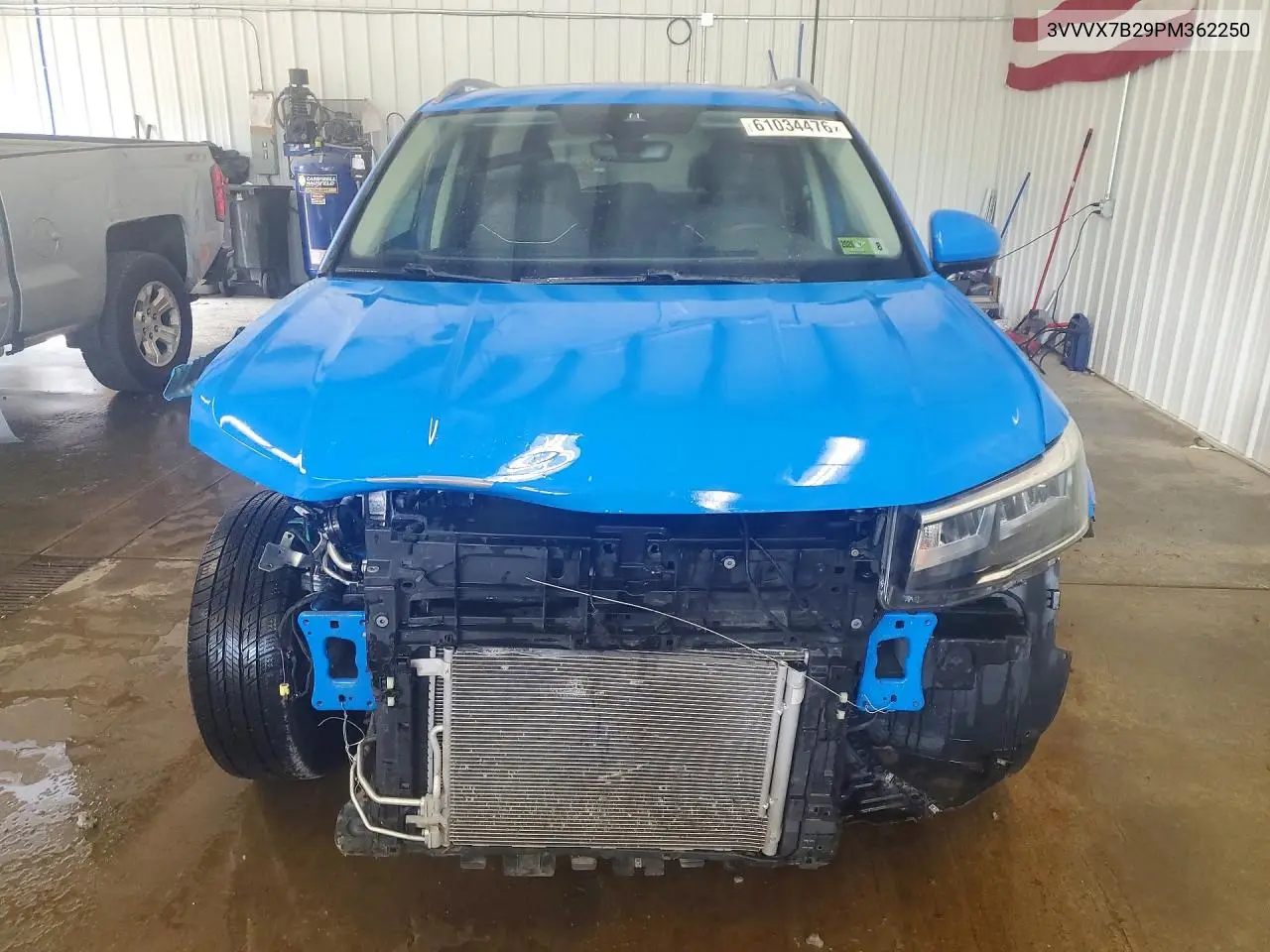 2023 Volkswagen Taos Se VIN: 3VVVX7B29PM362250 Lot: 61034476