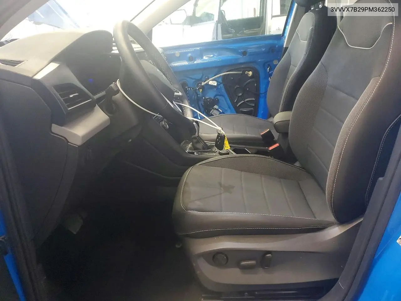 2023 Volkswagen Taos Se VIN: 3VVVX7B29PM362250 Lot: 61034476