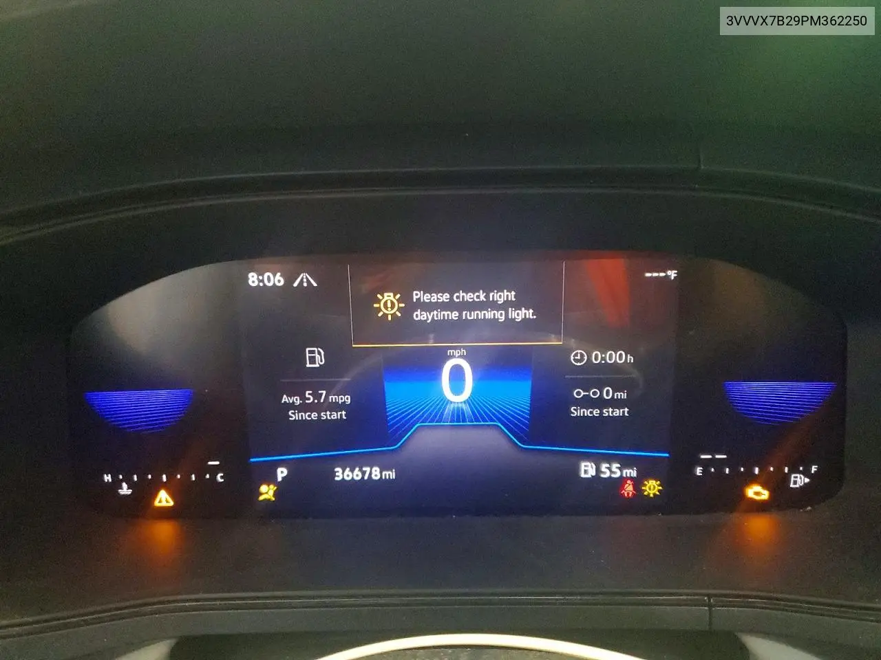 2023 Volkswagen Taos Se VIN: 3VVVX7B29PM362250 Lot: 61034476
