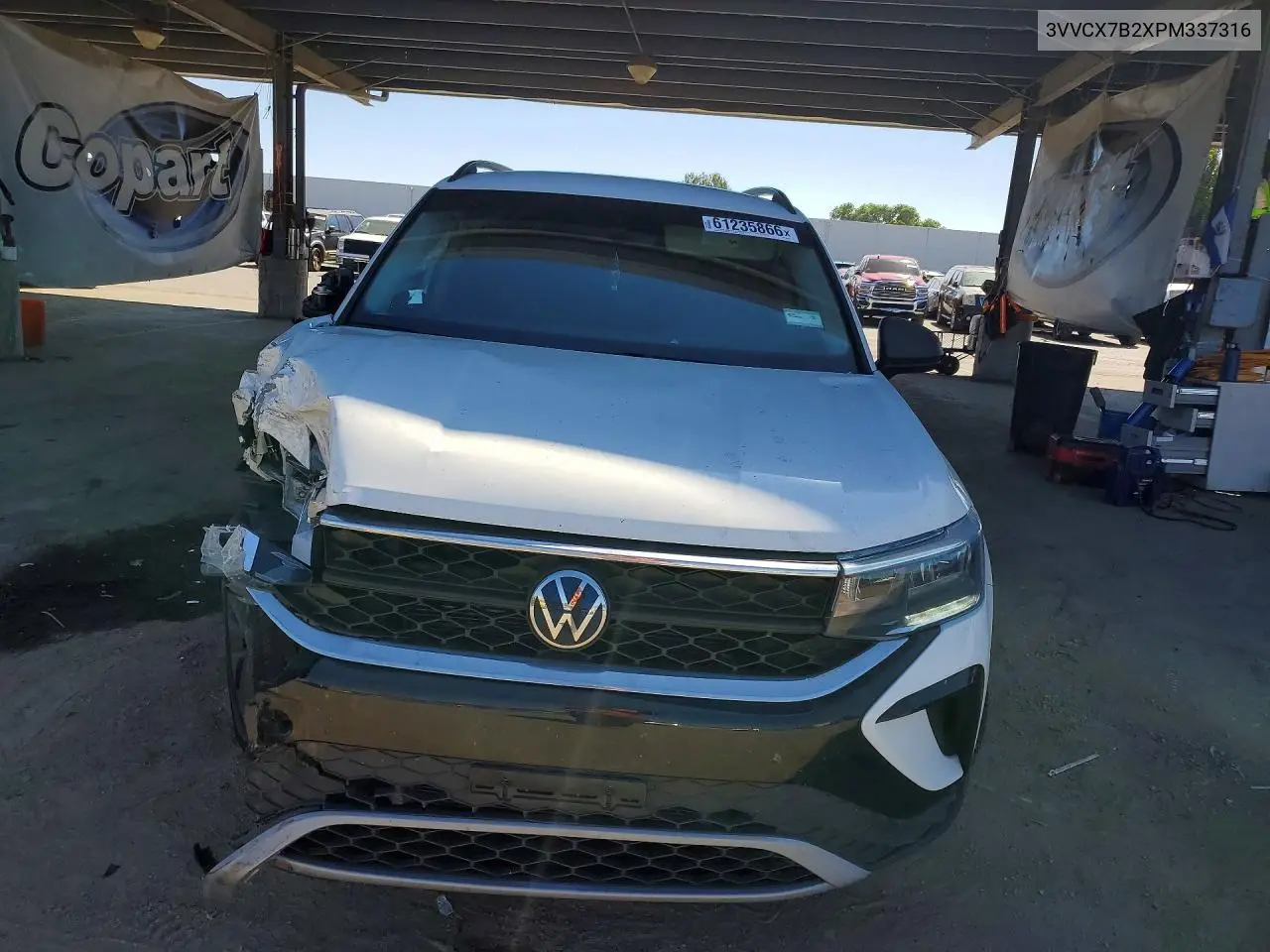 2023 Volkswagen Taos S VIN: 3VVCX7B2XPM337316 Lot: 61235866