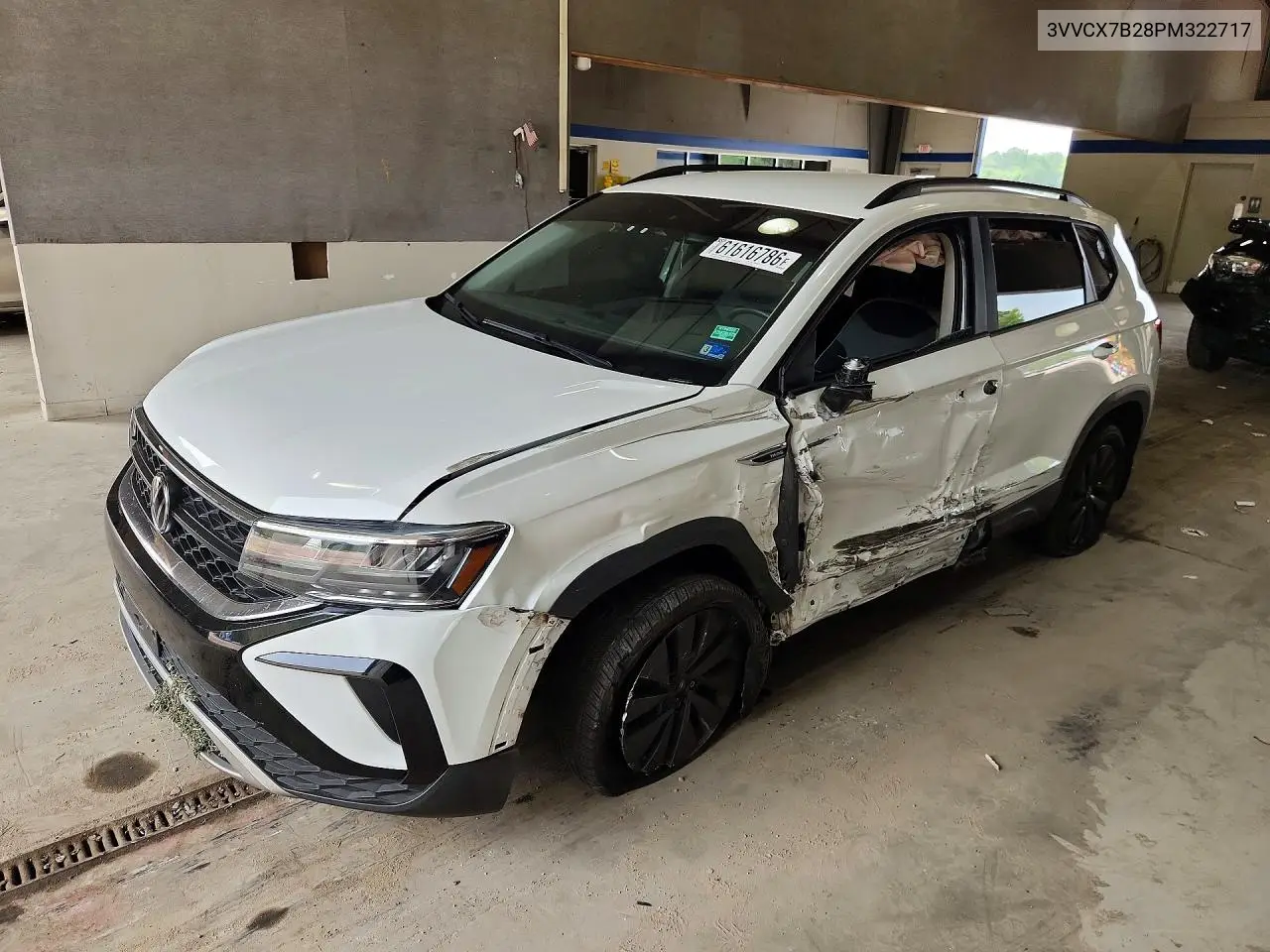 2023 Volkswagen Taos S VIN: 3VVCX7B28PM322717 Lot: 61616786