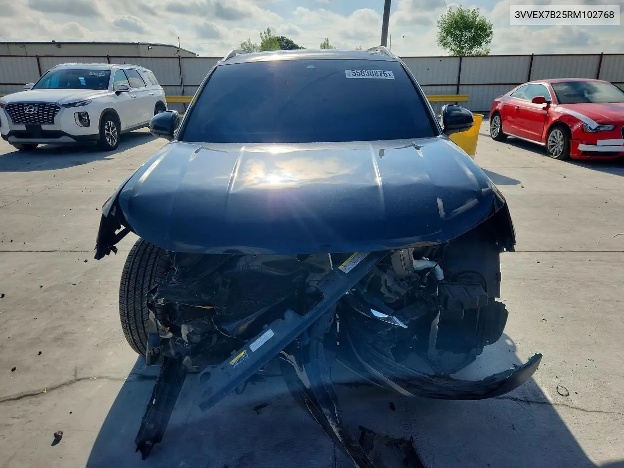 2024 Volkswagen Taos Se VIN: 3VVEX7B25RM102768 Lot: 55838876